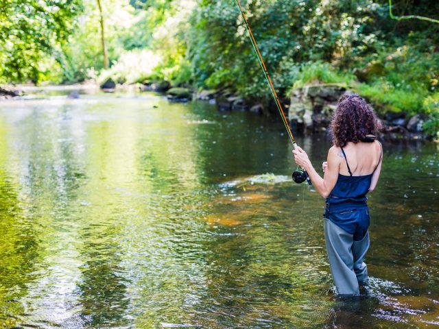 Pêche à la mouche sur le Léguer