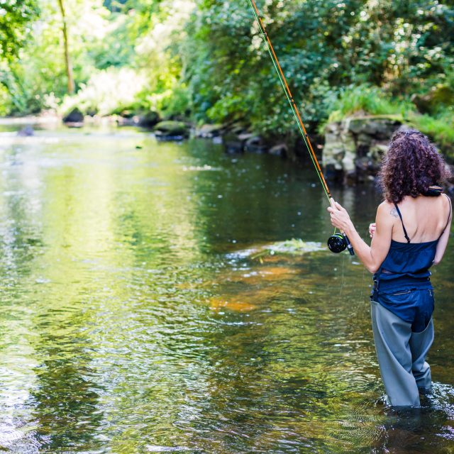 Pêche à la mouche sur le Léguer