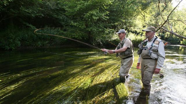 Pêche à la mouche avec Ph. Dolivet