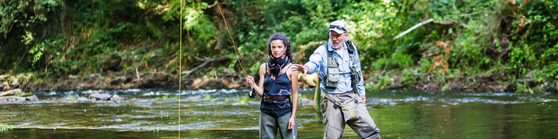 Pêche à la mouche sur le Léguer