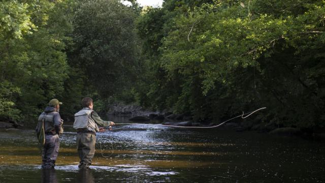 Eric Hamon en guidage pêche