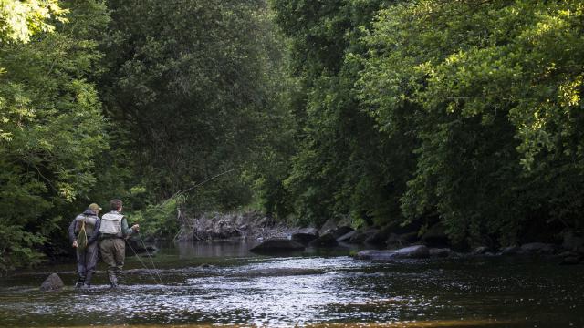 Eric Hamon en guidage pêche