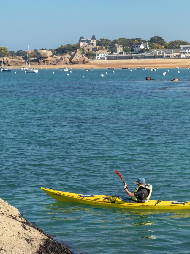 Kayak de mer Trégastel