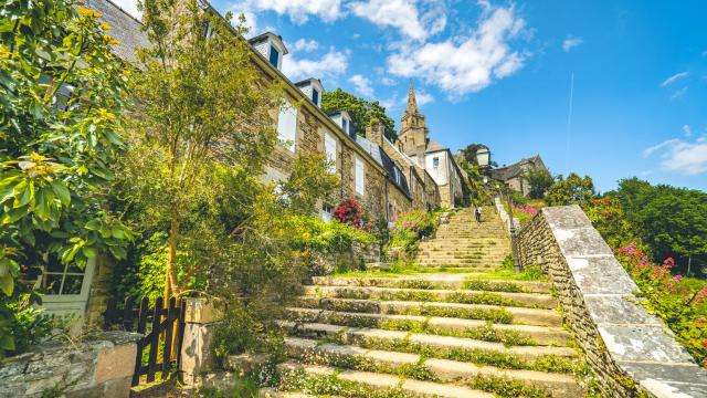 Escalier de Brélévenez à Lannion