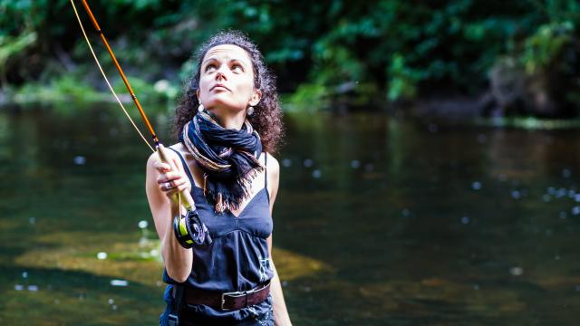 Pêche à la mouche sur le Léguer