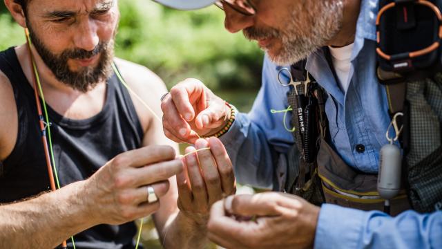 Pêche à la mouche sur le Léguer