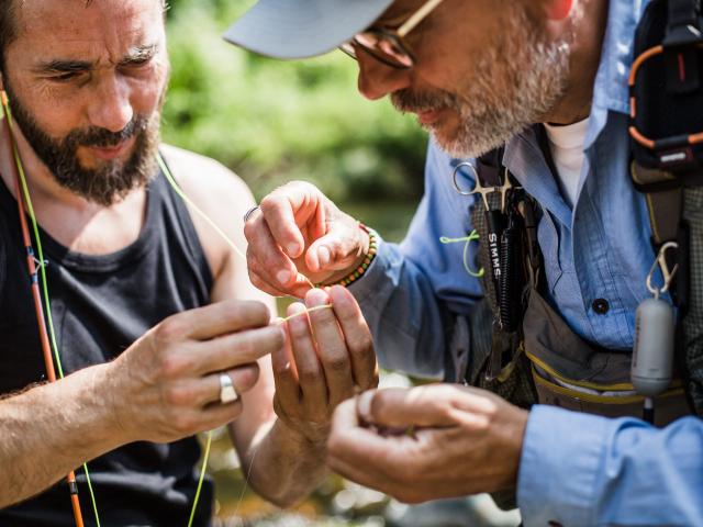 Pêche à la mouche sur le Léguer