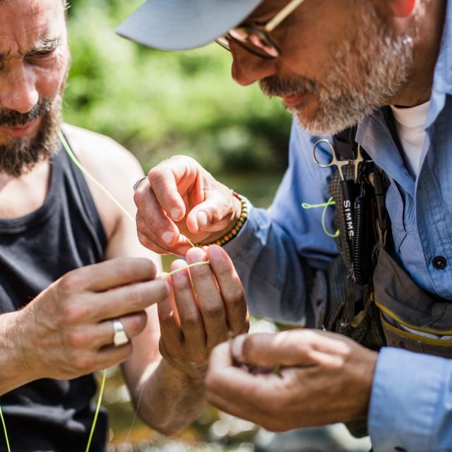 Pêche à la mouche sur le Léguer