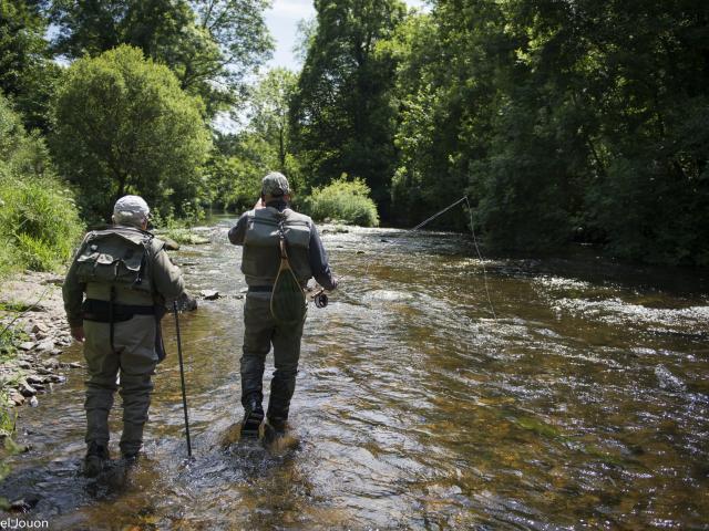 Pêche à la mouche sur le Léguer