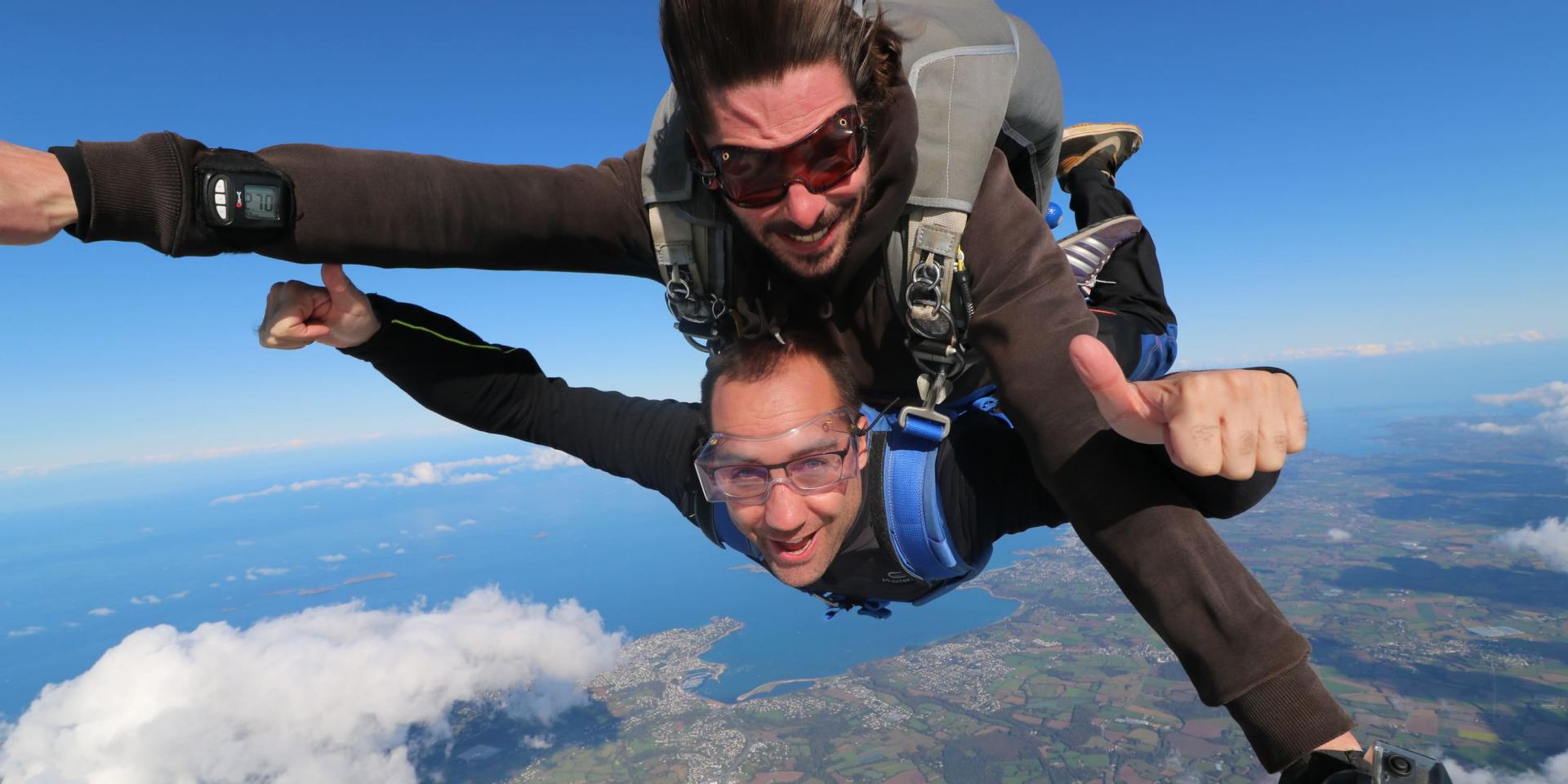 Saut chute libre tandem 7eme ciel parachutisme