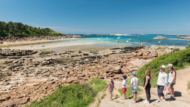 Balade en famille à Trébeurden