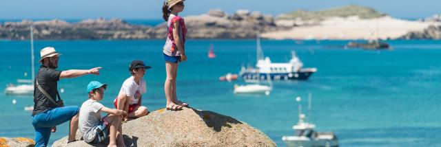 Balade en famille à Trébeurden