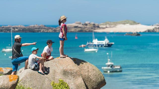 Balade en famille à Trébeurden