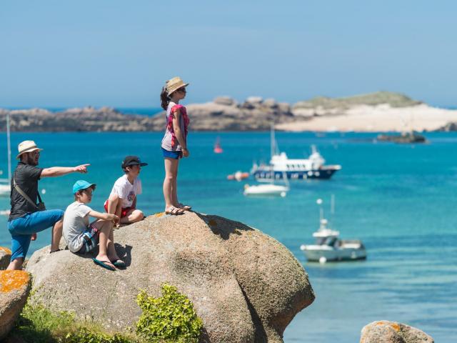 Balade en famille à Trébeurden