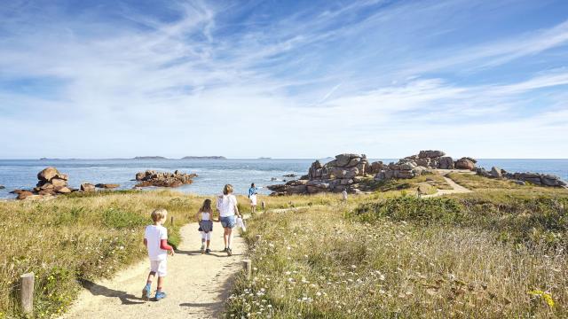 Balade sur le GR 34 à la Presqu'île Renote - Trégastel