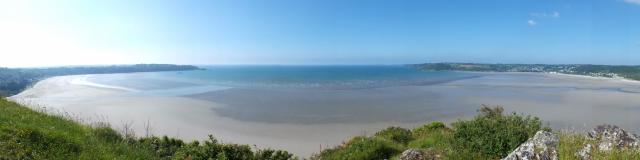 La Lieue de Grève du haut du Grand Rocher (1)