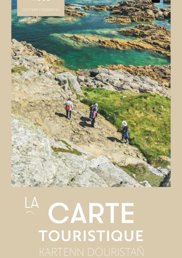 Carte touristique Tréguier Côtes d'Ajoncs - Presqu'île de Lézardrieux