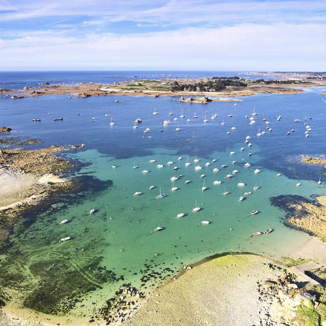 Baie de Port Blanc à Penvenan