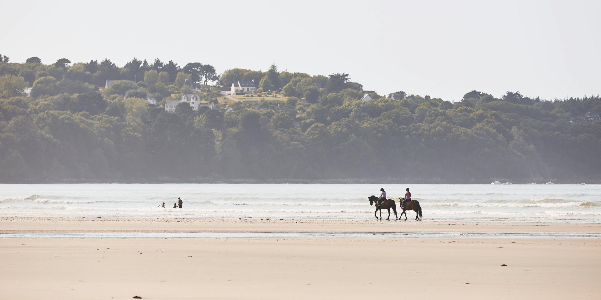 Balade équestre sur la Lieue de Grève