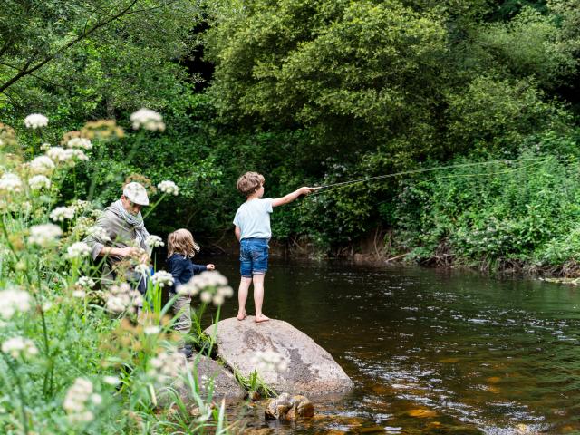 Initiation à la pêche en rivière