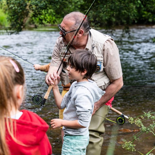 Initiation à la pêche en rivière