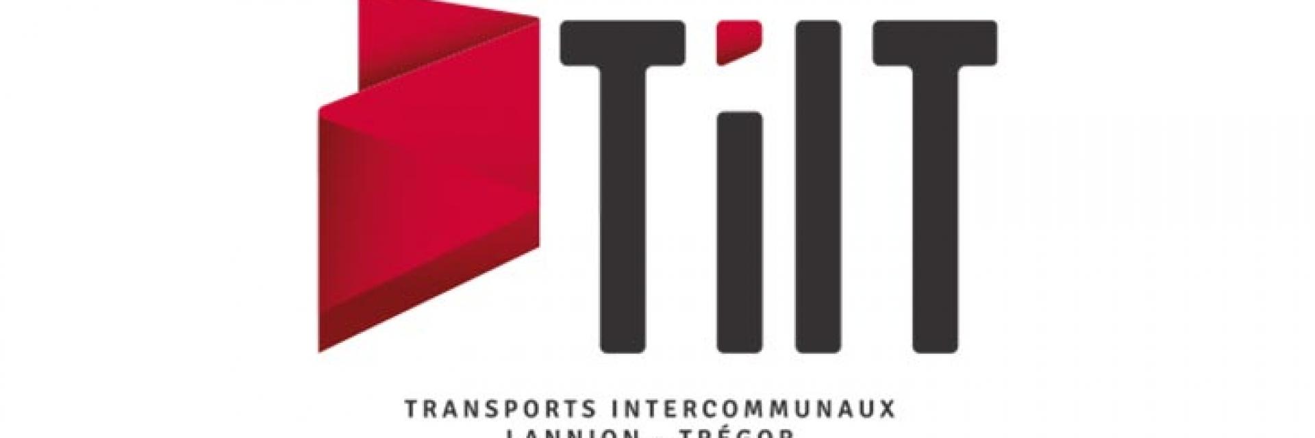 Logo Tilt Lannion Trégor Communauté Transport Urbain Scolaire Finistère