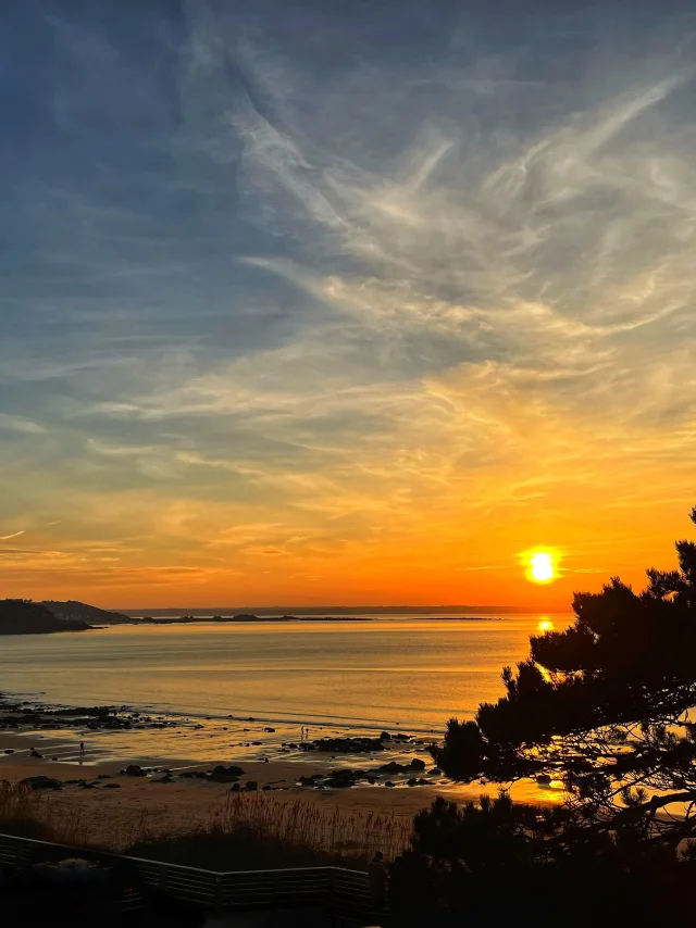 Sunset at Beg Léguer - Lannion