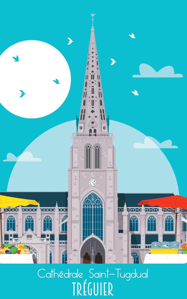 Plakat Kathedrale Treguier