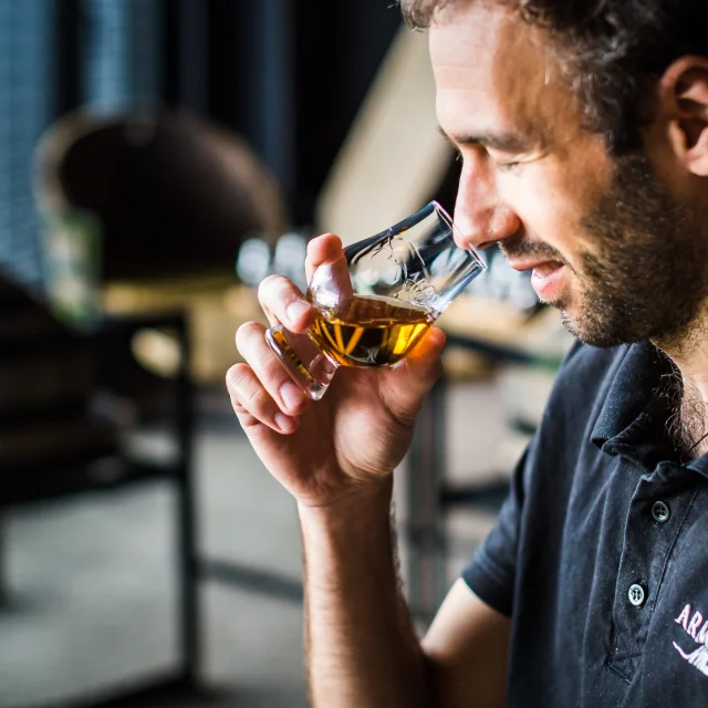 Degustation at Warenghem Distillery