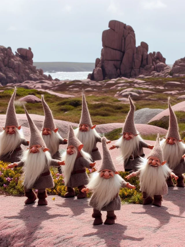 Korrigans tanzen im Moor Auf der Dünenklippe 5