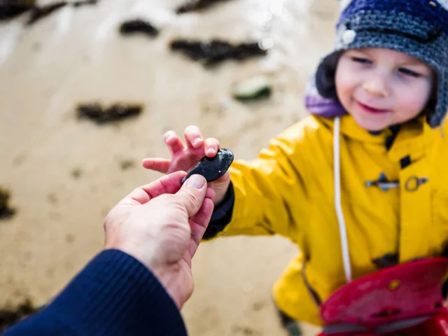 Child Yellow Wax Foot Fishing White Wearing