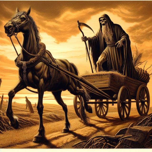 Lankou Et Sa Charette Sur La Cote De Granit Rose 3