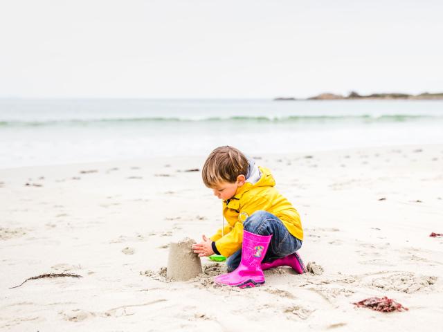 Château de sable sur la Plage de Trestel - Trévou-Tréguignec