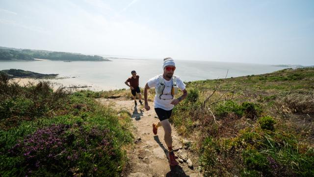 Trail sur le GR34 à Beg Léguer- Lannion