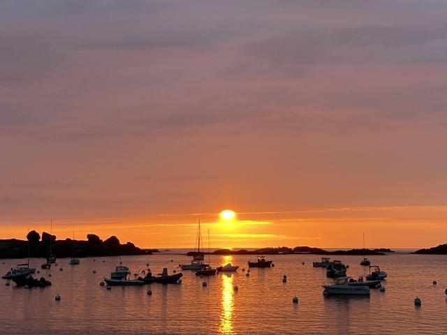 Sonnenuntergang Tregastel