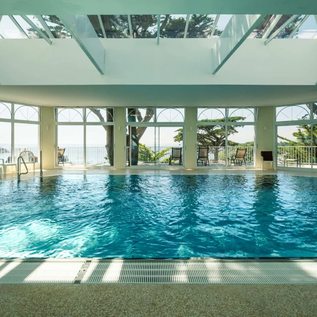 Piscine de l'espace Spa de l'Hôtel Spa - Ti al Lannec à Trébeurden