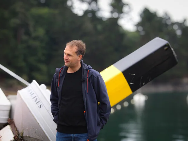 Anthony Matinya, responsable de la division Phares et Balises de Bretagne Nord