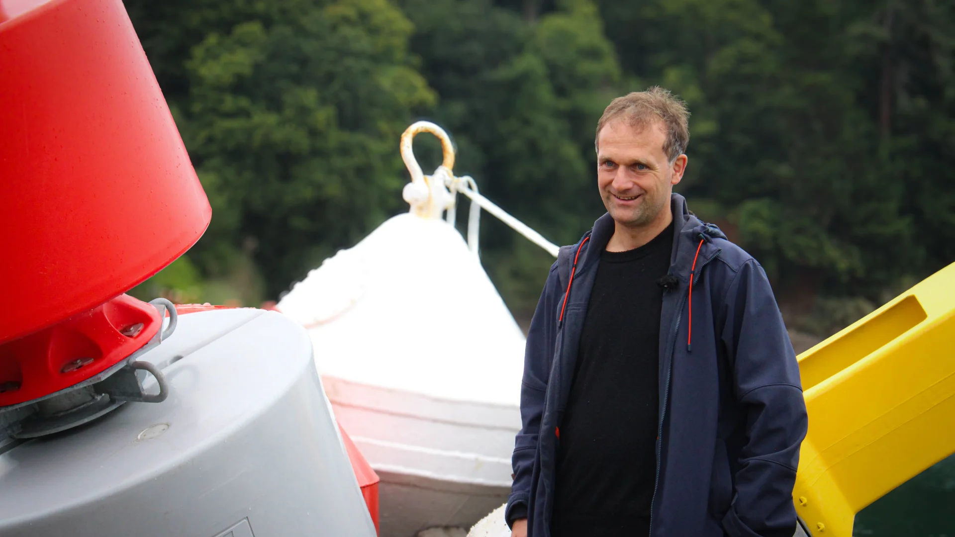 Anthony Matinya, responsable de la division Phares et Balises de Bretagne Nord