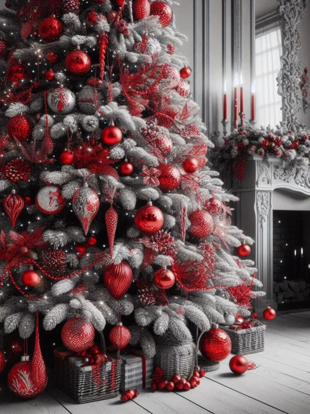 Un sapin de Noël dans un salon