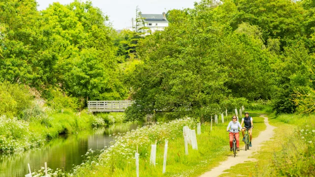 Balade à vélo le long du Jaudy