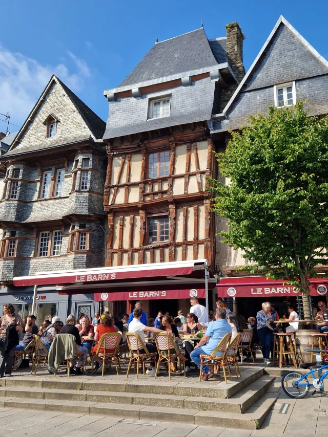 Häuser Mit Holzpfannen Lannion Rotated