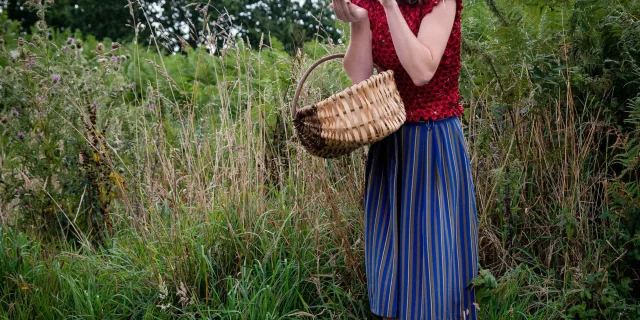 Visite théâtralisées de Séraphine au moulin de Bili Gwenn à Troguéry. Visite proposée par le Pays d'Art et d'Histoire de Lannion Trégor Communauté