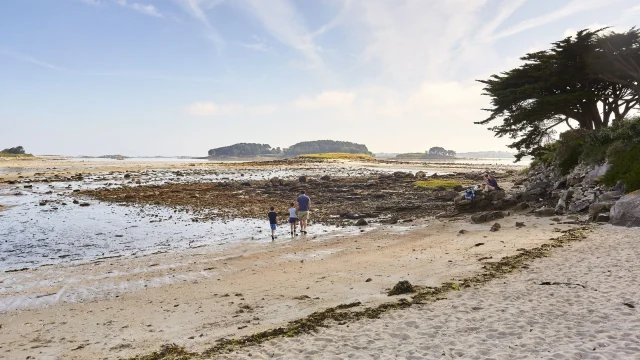 Pique-nique Plage de Keryvon à Trébeurden