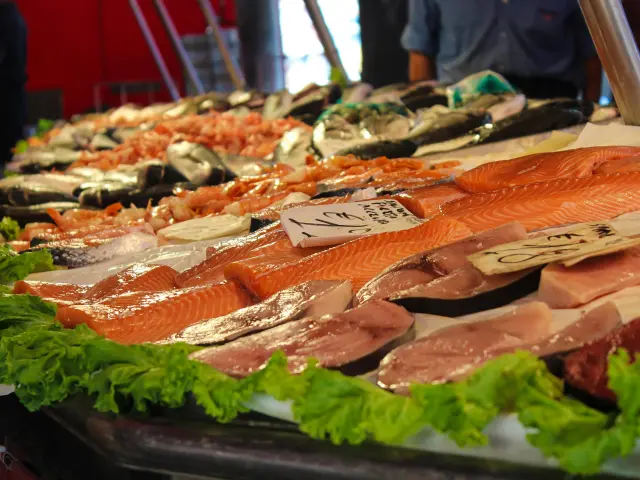 Étal de poissons