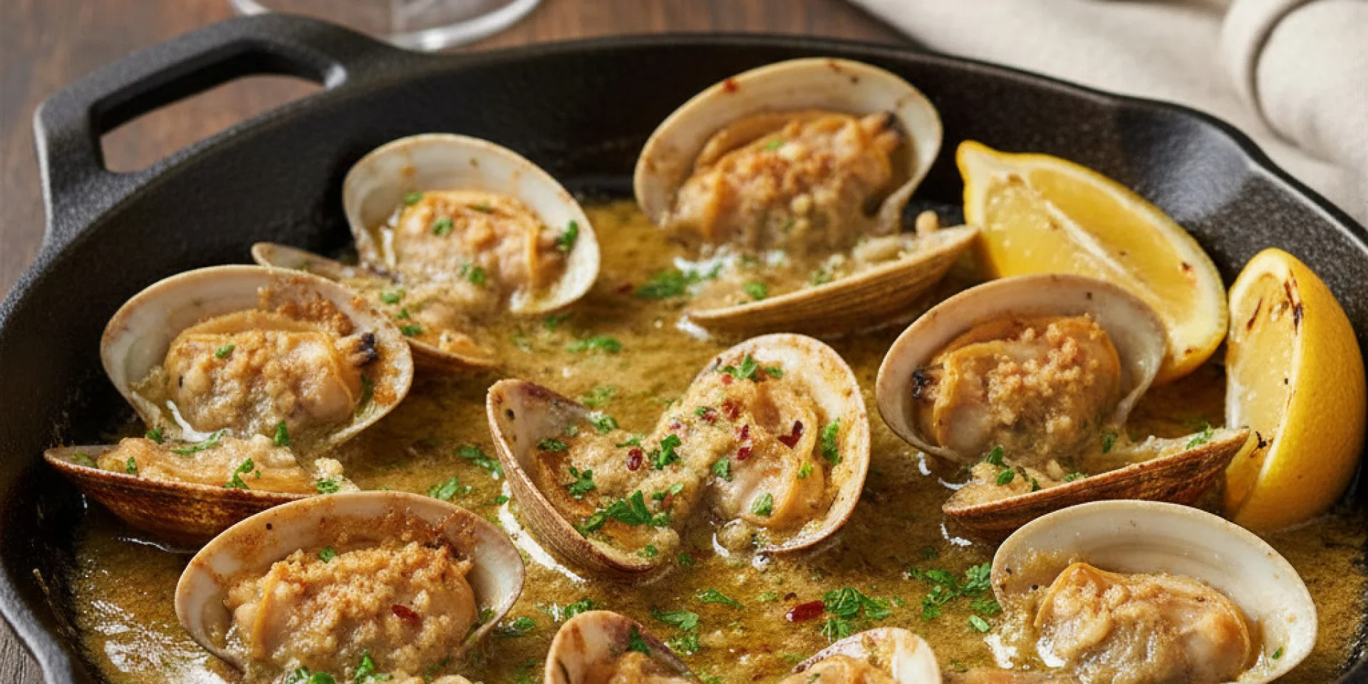 Clams Stuffed With Butter And Garlic 3