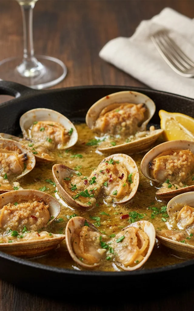 Clams Stuffed With Butter And Garlic 3