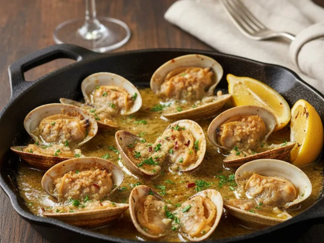 Clams Stuffed With Butter And Garlic 3