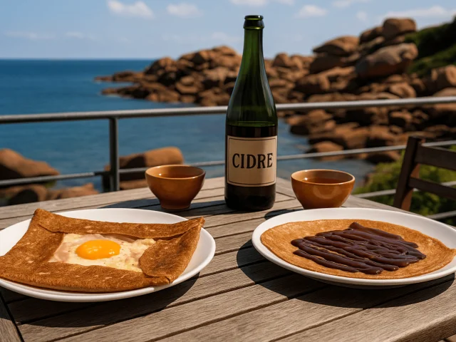Crêperie sur la Côte de Granit Rose