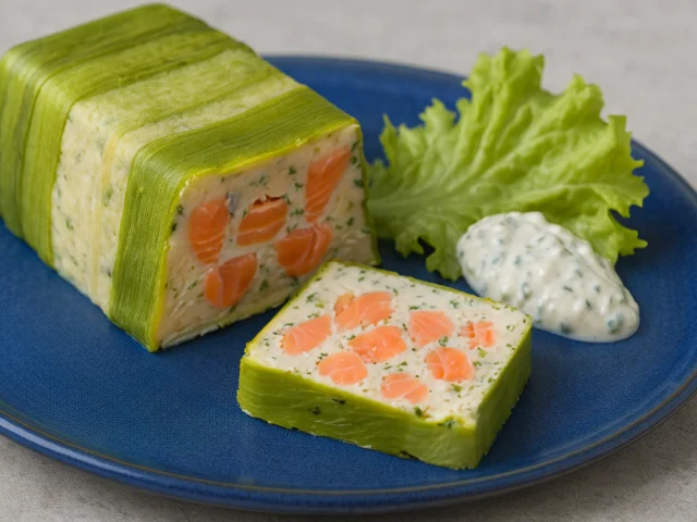 Terrine de coco de Paimpol au saumon