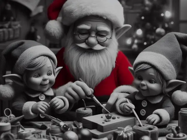 Lutins avec le Père Noël 2